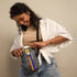 Inclusive Progress Pride Grunge Stripe Crossbody Bag